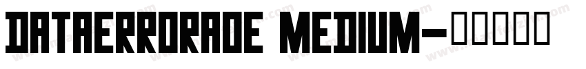DataErrorAOE Medium字体转换